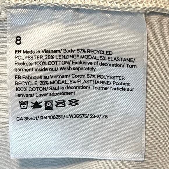 Lululemon Ribbed Softstreme Belted Wrap Kimono Top Cardigan Size 8 - Picture 7 of 8